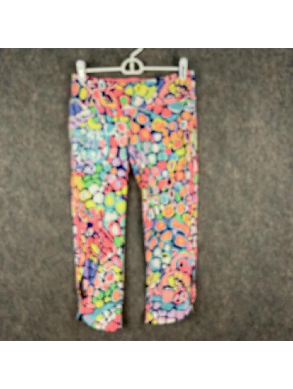 Lilly Pulitzer Luxletic 21” Weekender Cropped Leggings 23668 Small Gypsy 554